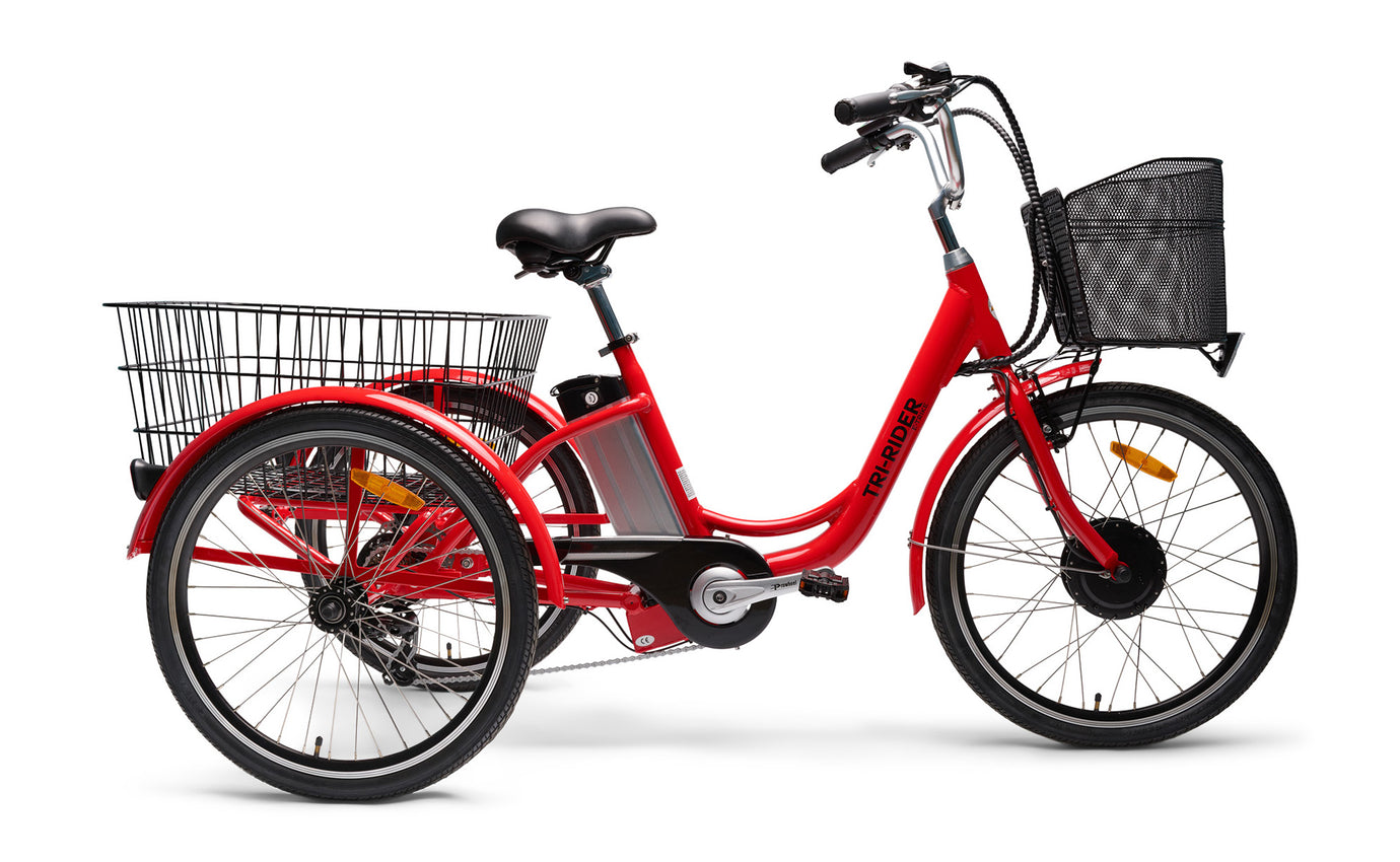 Tri rider electric tricycle top