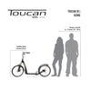 TOUCAN PUSH SCOOTER 20HD